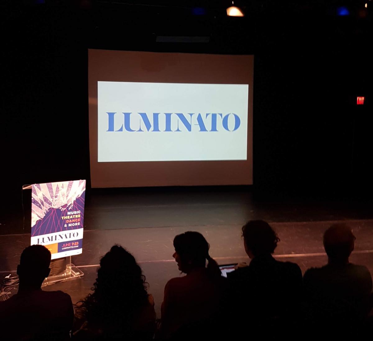 Luminato stage for pitches